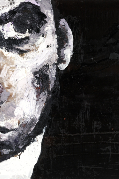 Nick Cave, huile sur toile 150X150cm, 2007. collection privée.