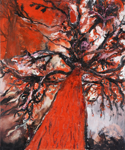 Autre vertige, huile sur toile, 110X132 cm,2010. collection privée