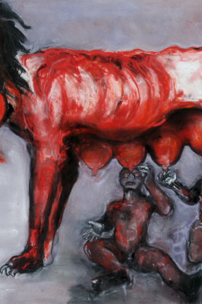 Flesh, pastel sur papier, 130X180 cm, 2011.