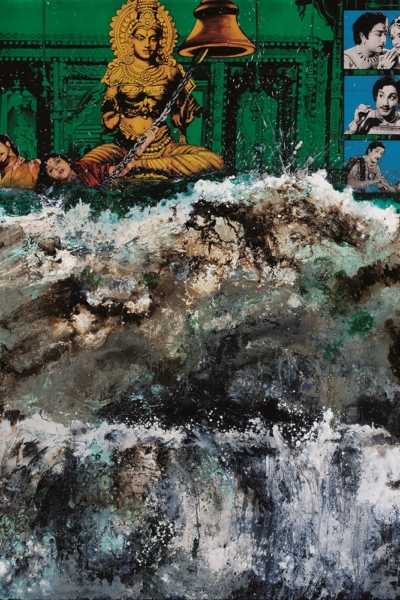 Tsunami, huile sur toile 230x200 cm, 2006. Collection privée.