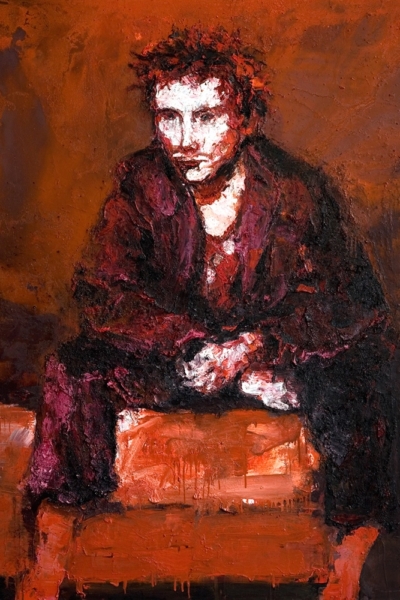 Johnny, huile sur toile 150x170cm, 2007. Collection privée.