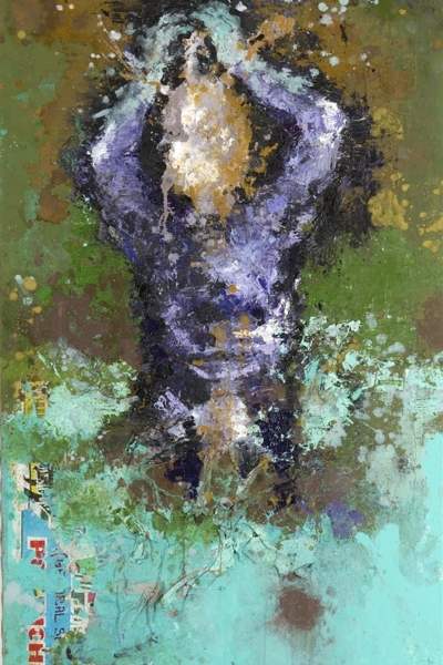 Ablution, huile sur toile 162x97 cm, 2006. Collection privée.