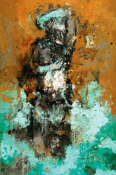 Gange II, huile sur toile,197x130 cm. 2005. Collection privée.