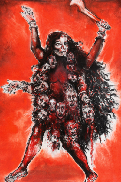 Kali, pastel sur papier, 57X76 cm, 2011.