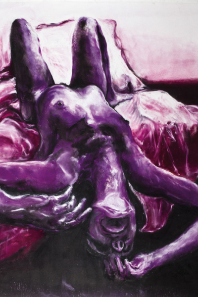 Nocturne, pastel sur papier, 130X180 cm, 2009.