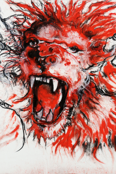 Scream, pastel sur papier, 57X76 cm, 2011. Collection privée