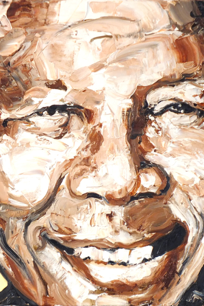 Mandela, huile sur toile 60x60cm, 2009