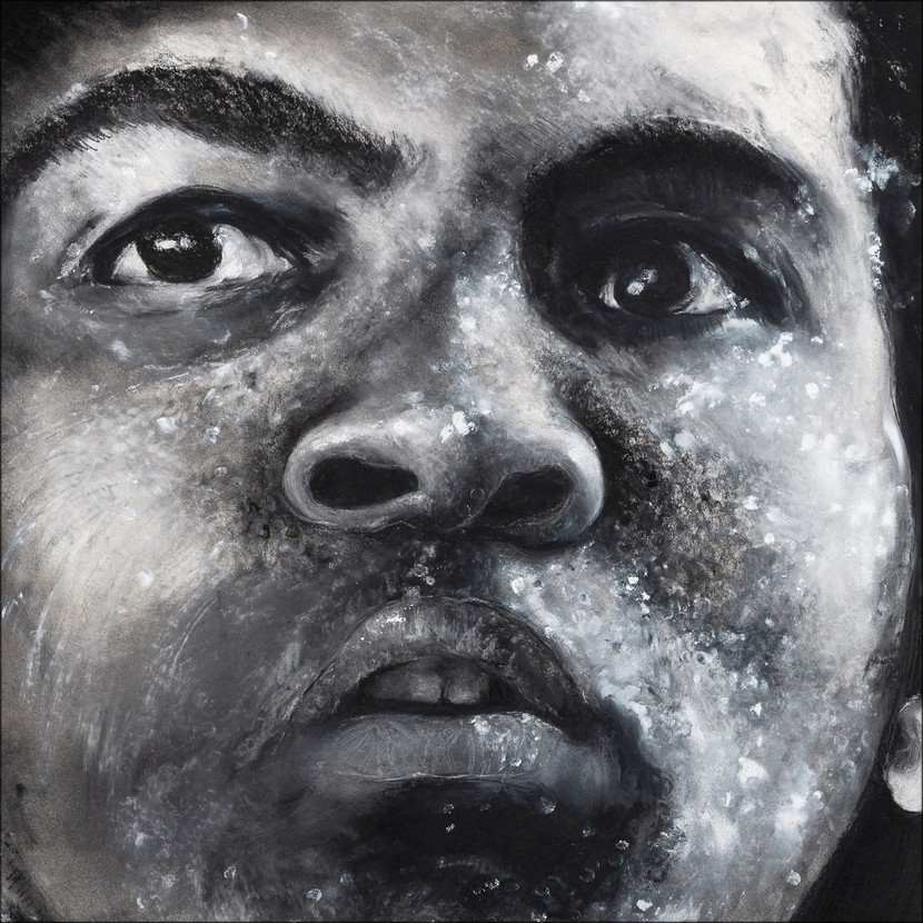 Mohamed ali impression pigmentaire fred kleinberg art edition 50x70