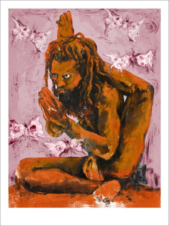 Yogi, 2021, impression encre pigmentaire, 30x40 cm, Fred Kleinberg, art édition.